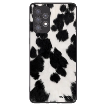 Picasee silikonowe czarne etui na Samsung Galaxy A73 5G - Black Moo