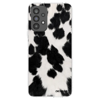 Picasee silikonowe przeźroczyste etui na Samsung Galaxy A73 5G - Black Moo
