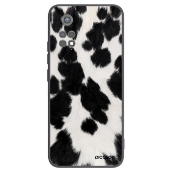 Picasee silikonowe czarne etui na Xiaomi Redmi Note 11S 5G - Black Moo