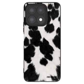 Picasee silikonowe czarne etui na Honor X8a - Black Moo