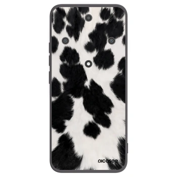 Picasee silikonowe czarne etui na Honor Magic5 Lite 5G - Black Moo
