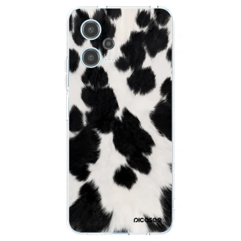 Picasee silikonowe przeźroczyste etui na Xiaomi Redmi Note 12 5G - Black Moo