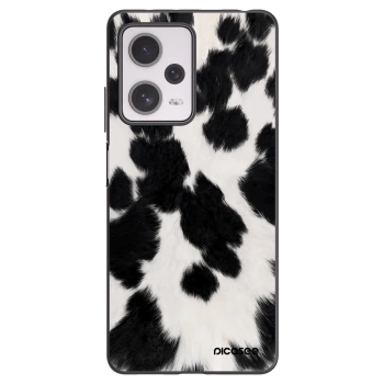 Picasee silikonowe czarne etui na Xiaomi Redmi Note 12 Pro+ 5G - Black Moo
