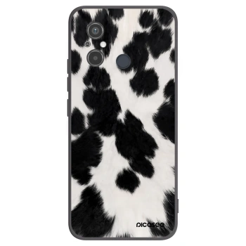 Picasee silikonowe czarne etui na Xiaomi Redmi 12C - Black Moo