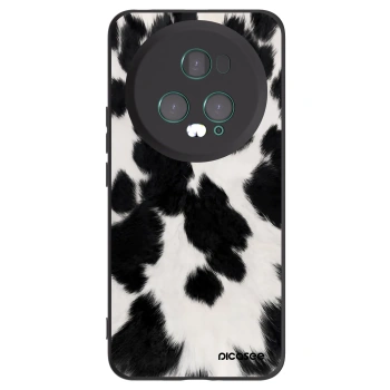 Picasee silikonowe czarne etui na Honor Magic5 Pro - Black Moo
