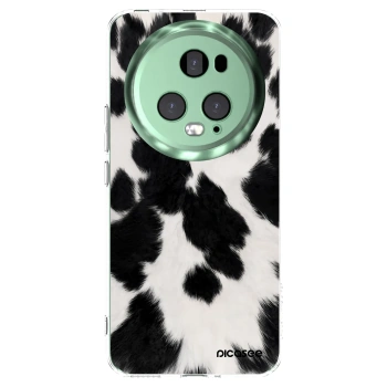 Picasee silikonowe przeźroczyste etui na Honor Magic5 Pro - Black Moo