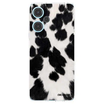 Picasee silikonowe przeźroczyste etui na Xiaomi Poco F5 - Black Moo