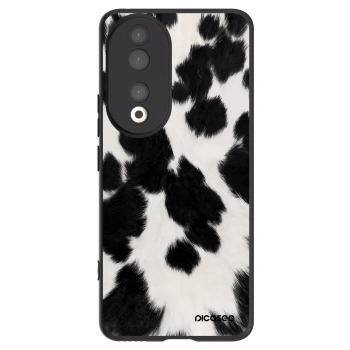 Picasee silikonowe czarne etui na Honor 90 5G - Black Moo