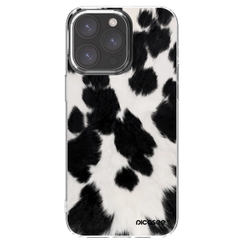 Picasee silikonowe przeźroczyste etui na Apple iPhone 15 Pro Max - Black Moo