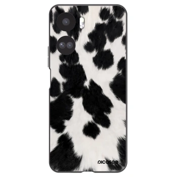 Picasee silikonowe czarne etui na Honor 90 Lite 5G - Black Moo