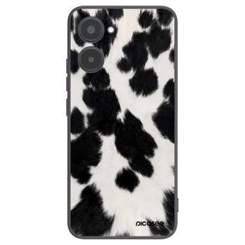 Picasee silikonowe czarne etui na Realme 10 4G - Black Moo