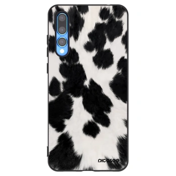 Picasee silikonowe czarne etui na Huawei P20 Pro - Black Moo