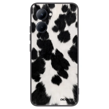 Picasee silikonowe czarne etui na Realme C33 (2023) - Black Moo