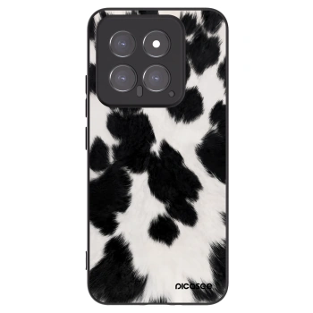 Picasee silikonowe czarne etui na Xiaomi 14 - Black Moo