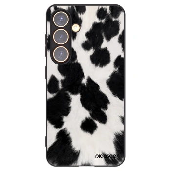 Picasee silikonowe czarne etui na Samsung Galaxy S24 S921B 5G - Black Moo