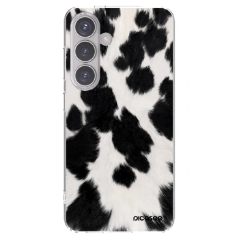 Picasee silikonowe przeźroczyste etui na Samsung Galaxy S24 S921B 5G - Black Moo