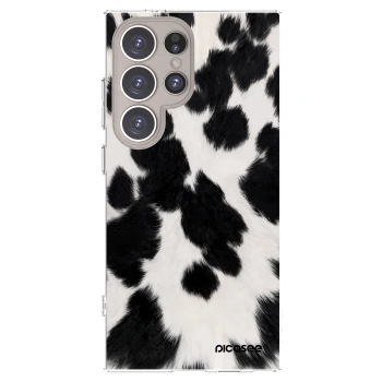 Picasee silikonowe przeźroczyste etui na Samsung Galaxy S24 Ultra S928B 5G - Black Moo