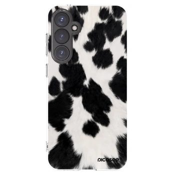 Picasee silikonowe przeźroczyste etui na Samsung Galaxy S23 FE S711B - Black Moo