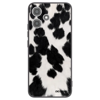 Picasee silikonowe czarne etui na Xiaomi Redmi 12 5G - Black Moo