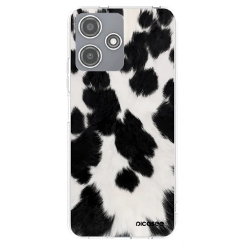 Picasee silikonowe przeźroczyste etui na Xiaomi Redmi 12 5G - Black Moo