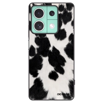 Picasee silikonowe czarne etui na Xiaomi Redmi Note 13 5G - Black Moo
