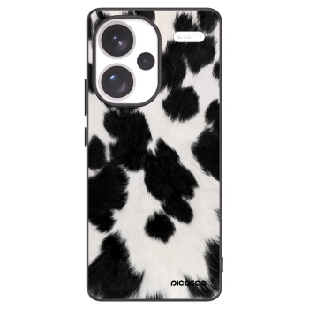 Picasee silikonowe czarne etui na Xiaomi Redmi Note 13 Pro+ 5G - Black Moo