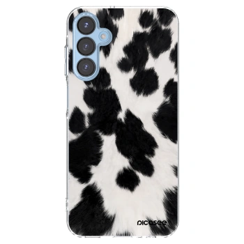 Picasee silikonowe przeźroczyste etui na Samsung Galaxy A15 A156B 5G - Black Moo