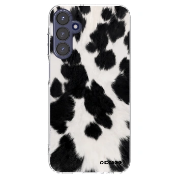 Picasee silikonowe przeźroczyste etui na Samsung Galaxy A15 A155F 4G - Black Moo