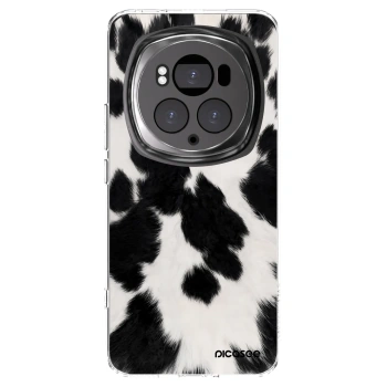 Picasee silikonowe przeźroczyste etui na Honor Magic6 Pro - Black Moo