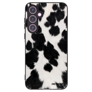 Picasee silikonowe czarne etui na Samsung Galaxy A35 5G A356B - Black Moo