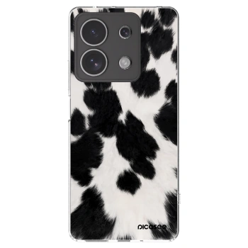 Picasee silikonowe przeźroczyste etui na Xiaomi Redmi Note 13 4G - Black Moo
