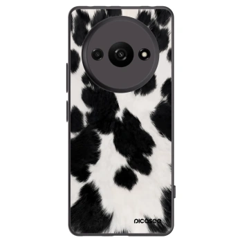 Picasee silikonowe czarne etui na Xiaomi Redmi A3 - Black Moo