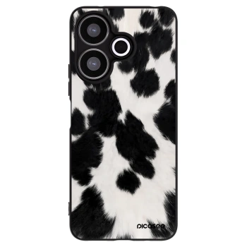 Picasee silikonowe czarne etui na Xiaomi Redmi 13 4G - Black Moo