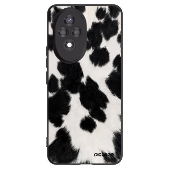 Picasee silikonowe czarne etui na Honor 200 5G - Black Moo