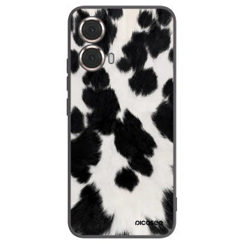 Picasee silikonowe czarne etui na Motorola Moto G85 - Black Moo