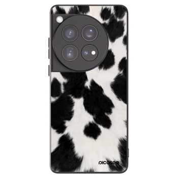 Picasee silikonowe czarne etui na OnePlus 12 5G - Black Moo