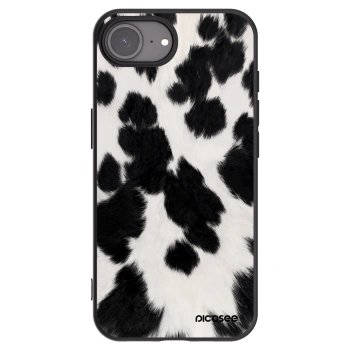 Picasee silikonowe czarne etui na Apple iPhone 16e - Black Moo