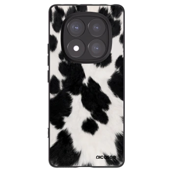 Picasee silikonowe czarne etui na Xiaomi Redmi Note 14 Pro+ 5G - Black Moo