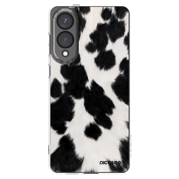 Picasee silikonowe przeźroczyste etui na Samsung Galaxy S25 Edge 5G - Black Moo
