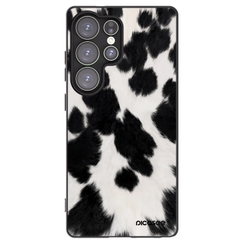 Picasee silikonowe czarne etui na Samsung Galaxy S25 Ultra 5G - Black Moo