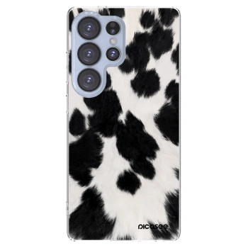 Picasee silikonowe przeźroczyste etui na Samsung Galaxy S25 Ultra 5G - Black Moo