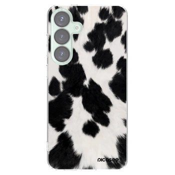 Picasee silikonowe przeźroczyste etui na Samsung Galaxy S25+ 5G - Black Moo