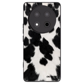 Picasee silikonowe czarne etui na Honor Magic7 Lite 5G - Black Moo