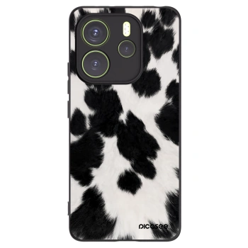 Picasee silikonowe czarne etui na Xiaomi Redmi Note 14 4G - Black Moo