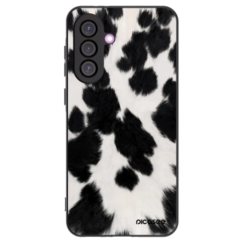 Picasee silikonowe czarne etui na Samsung Galaxy A56 5G A566B - Black Moo
