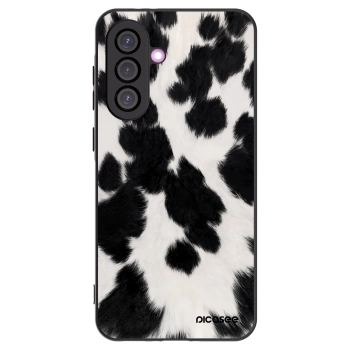 Picasee silikonowe czarne etui na Samsung Galaxy A36 5G - Black Moo
