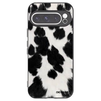 Picasee silikonowe czarne etui na Google Pixel 9 Pro - Black Moo