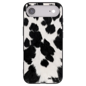 Picasee silikonowe czarne etui na Apple iPhone Air - Black Moo