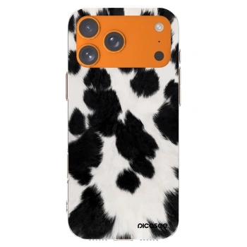 Picasee silikonowe przeźroczyste etui na Apple iPhone 17 Pro Max - Black Moo