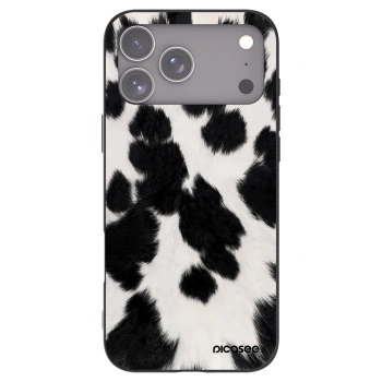 Picasee silikonowe czarne etui na Apple iPhone 17 Pro Max - Black Moo